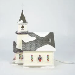 Department 56 Holy Family Church, Set Of 2(Holy Family Church Set Of 2) -Holiday Gift Shop 4044857 3