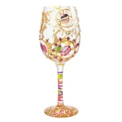 Enesco Gift Wine Glass Queen For A Day(Wine Glass Queen For A Day)