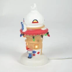 Department 56 Santa's DQ Cone House(Santas Dq Cone House) -Holiday Gift Shop 4054968 3