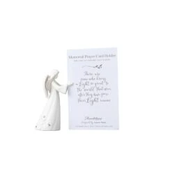 Enesco Gift Angel With Prayer Card Holder(Angel With Prayer Card Holder) -Holiday Gift Shop 4056503 2