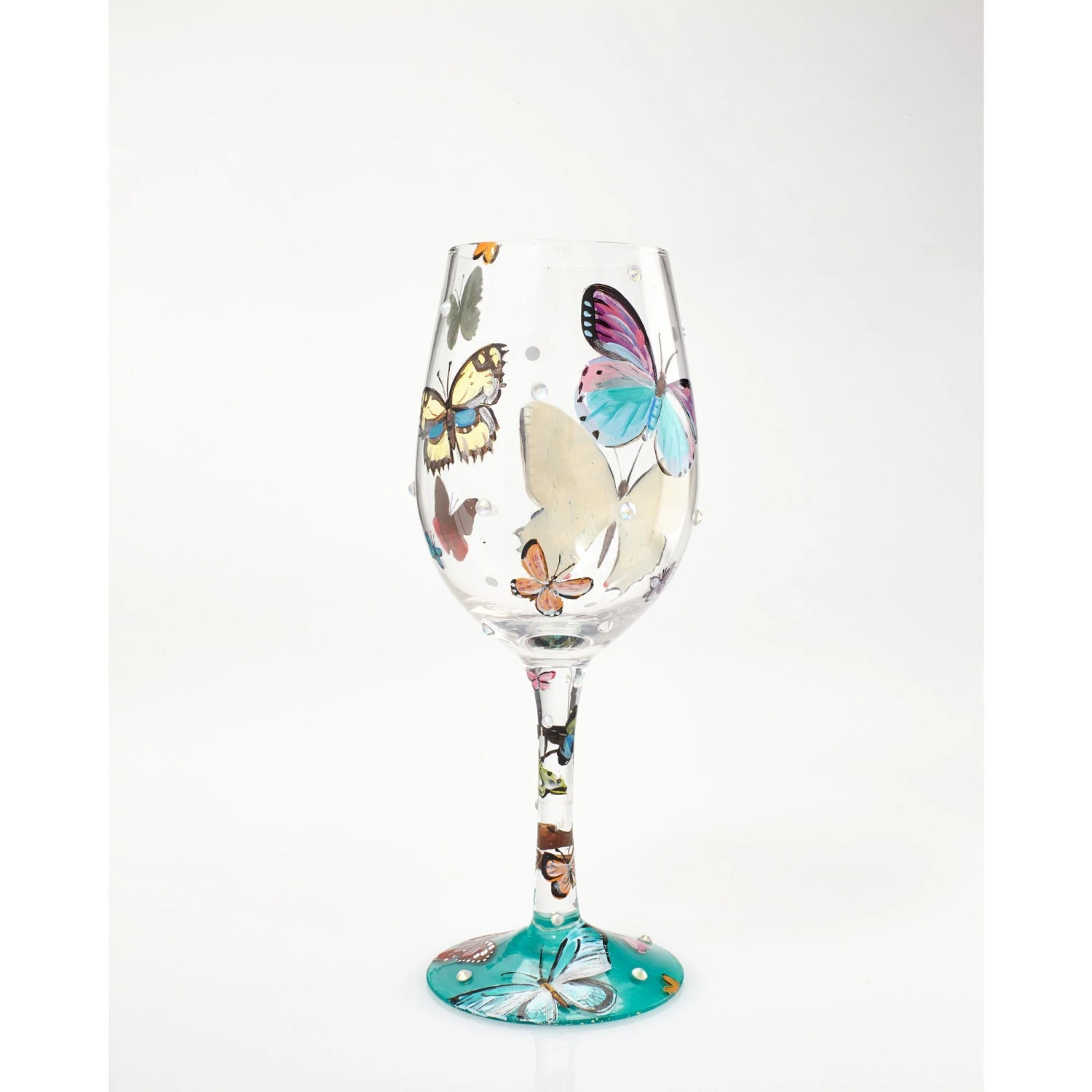 Enesco Gift Wine Glass Butterflies(Wine Glass Butterflies) 4 Enesco Gift Wine Glass Butterflies(Wine Glass Butterflies) - Image 2
