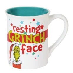 Department 56 Resting Grinch Face Mug(Resting Grinch Face Mug)