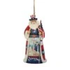 Enesco Gift American Santa Ornament(American Santa Ornament 1)
