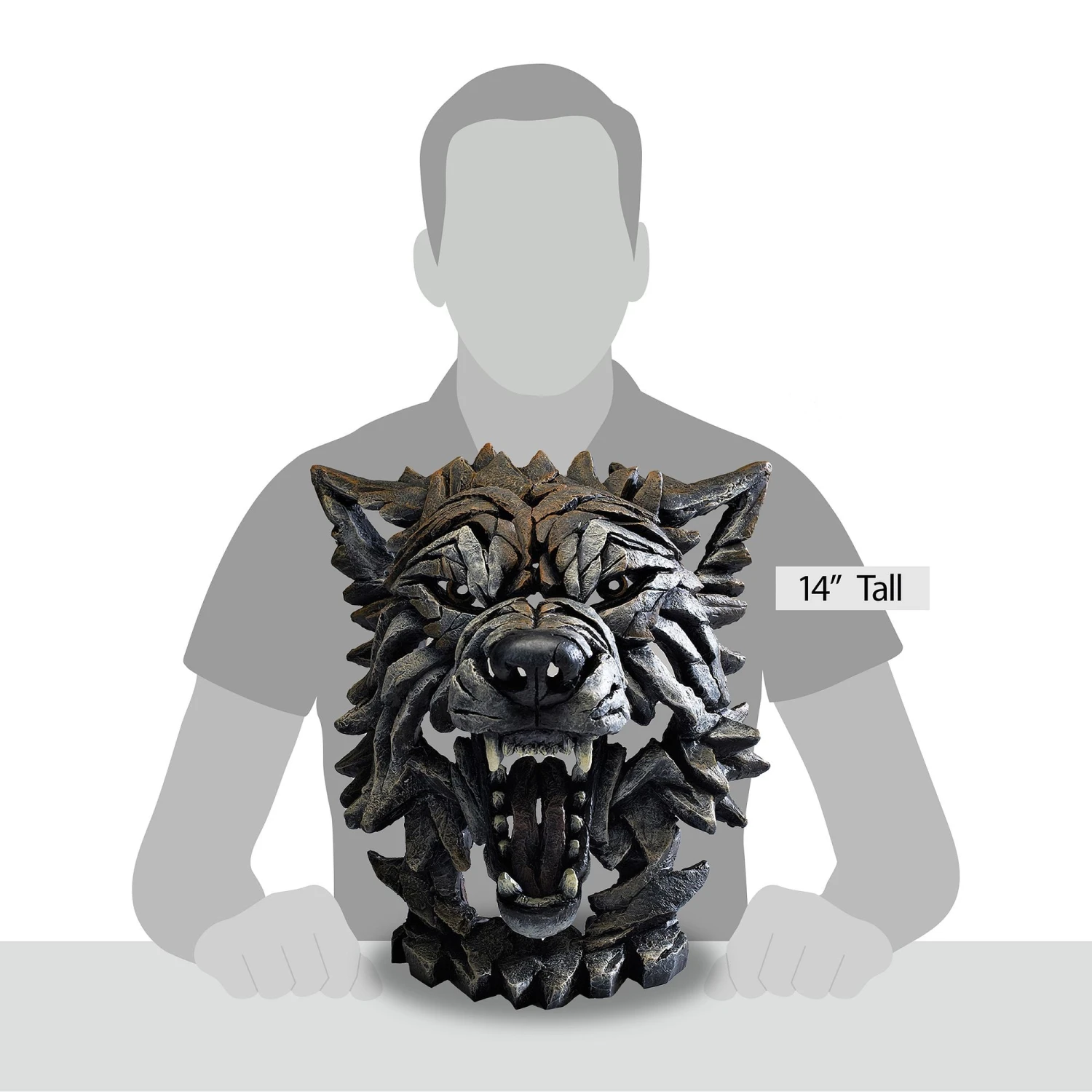 Enesco Gift Wolf Bust(Edges Bust Wolf) 6 Enesco Gift Wolf Bust(Edges Bust Wolf) - Image 4