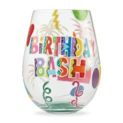 Enesco Gift Stemless Birthday Bash(Stemless Birthday Bash)