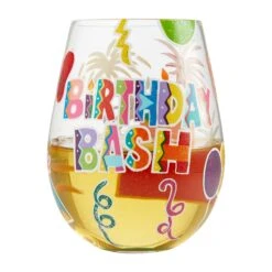 Enesco Gift Stemless Birthday Bash(Stemless Birthday Bash) -Holiday Gift Shop 6006298 2