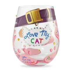 Enesco Gift Stemless Love My Cat(Stemless Love My Cat)