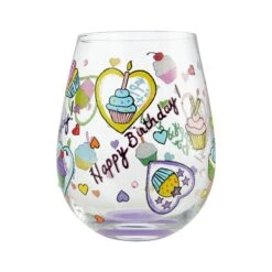 Enesco Gift Stemless Birthday Cupcakes(Stemless Birthday Cupcakes) -Holiday Gift Shop 6006946 3