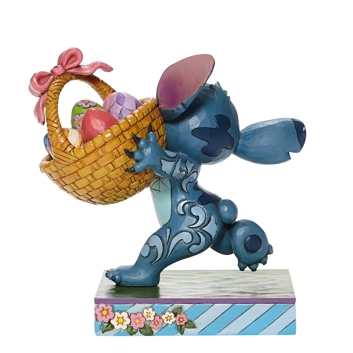 Enesco Gift Stitch Running W/Easter Basket(Stitch Running W Easter Basket) 4 Enesco Gift Stitch Running W/Easter Basket(Stitch Running W Easter Basket) - Image 2