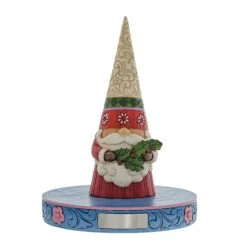 Enesco Gift Christmas Gnome Holding Holly(Christmas Gnome Holding Holly) 9 Enesco Gift Christmas Gnome Holding Holly(Christmas Gnome Holding Holly) -Holiday Gift Shop 6009180 3