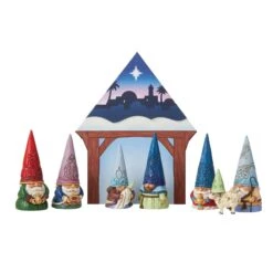 Enesco Gift Gnome Christmas Pageant 8PcSet(Gnome Gnativity 8 Pc Set)
