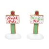 Department 56 Gingerbread Xmas Signs St/2(Gingerbread Xmas Signs St 2) 2 Department 56 Gingerbread Xmas Signs St/2(Gingerbread Xmas Signs St 2) -Holiday Gift Shop 6009792