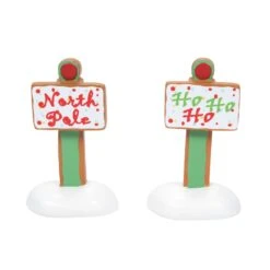 Department 56 Gingerbread Xmas Signs St/2(Gingerbread Xmas Signs St 2)