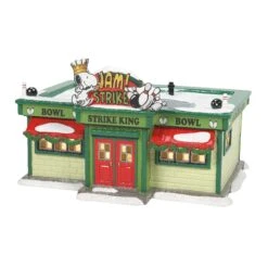 Department 56 Strike King Bowling Alley(Strike King Bowling Alley)
