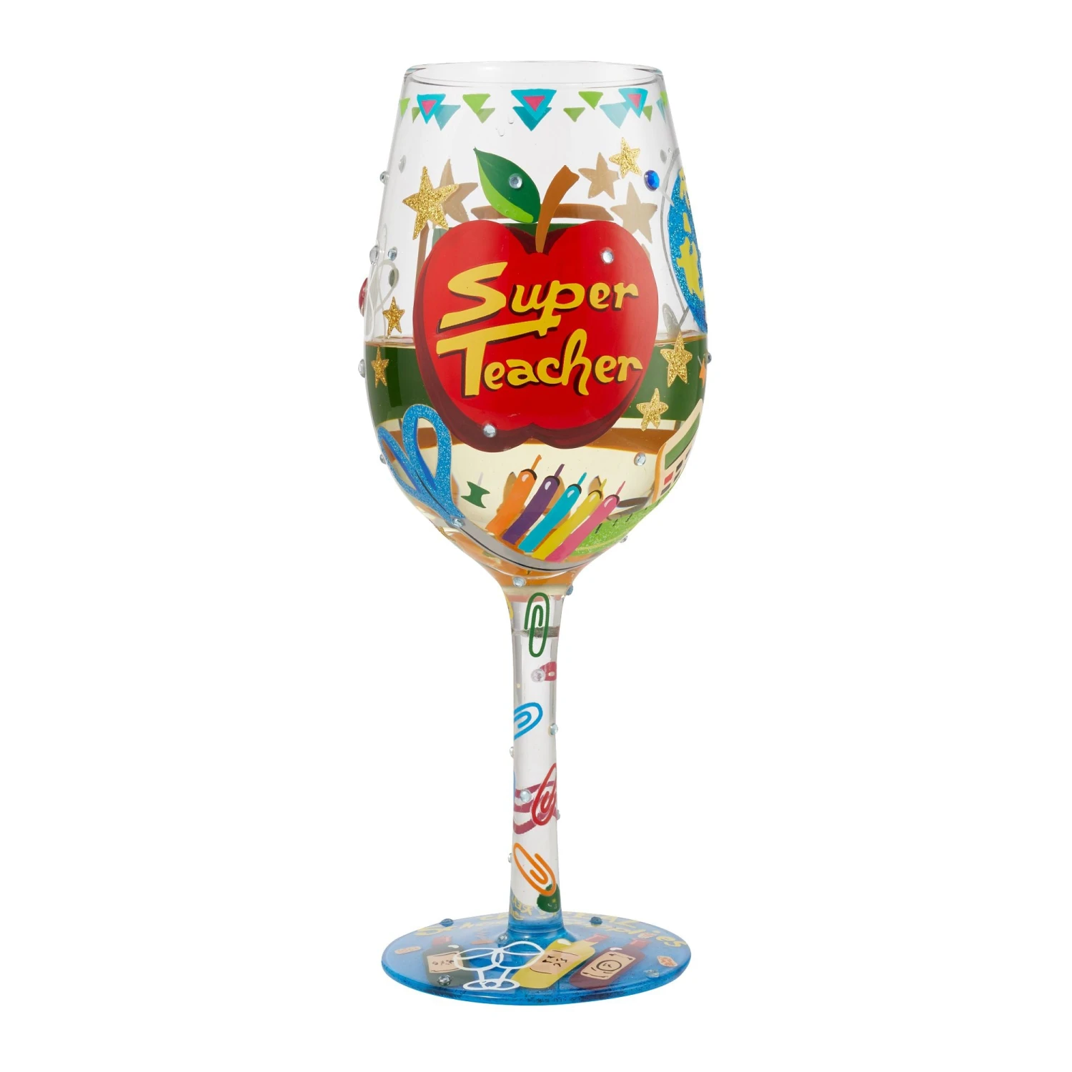 Enesco Gift Super Teacher Wine Glass(Super Teacher Wine Glass) 4 Enesco Gift Super Teacher Wine Glass(Super Teacher Wine Glass) - Image 2