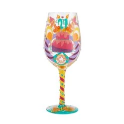 Enesco Gift Wine Glass Happy 21st Birthday(Wine Glass Happy 21st Birthday) -Holiday Gift Shop 6010248 2