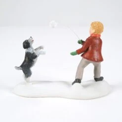 Department 56 Winter Game Of Catch(Winter Game Of Catch) -Holiday Gift Shop 6010458 2