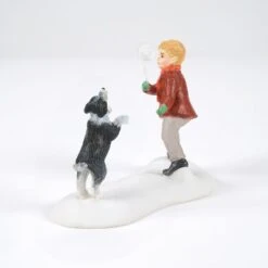 Department 56 Winter Game Of Catch(Winter Game Of Catch) -Holiday Gift Shop 6010458 3
