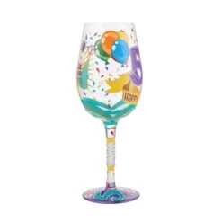 Enesco Gift Wine Glass Happy 50th Birthday(Wine Glass Happy 50th Birthday) -Holiday Gift Shop 6010652 2