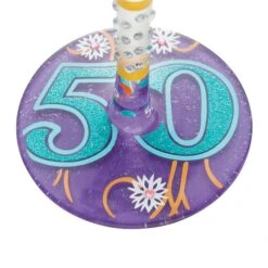 Enesco Gift Wine Glass Happy 50th Birthday(Wine Glass Happy 50th Birthday) -Holiday Gift Shop 6010652 5