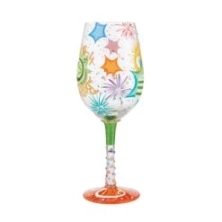 Enesco Gift Wine Glass Happy 60th Birthday(Wine Glass Happy 60th Birthday) -Holiday Gift Shop 6010653 2