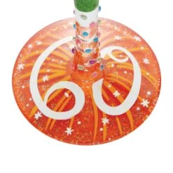 Enesco Gift Wine Glass Happy 60th Birthday(Wine Glass Happy 60th Birthday) -Holiday Gift Shop 6010653 5