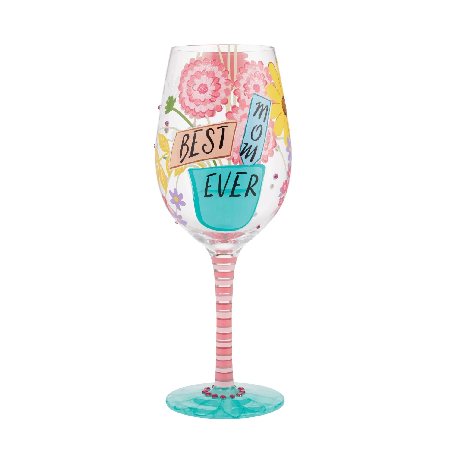 Enesco Gift Wine Glass Best Mom Ever(Wine Glass Best Mom Ever 1) 3 Enesco Gift Wine Glass Best Mom Ever(Wine Glass Best Mom Ever 1)