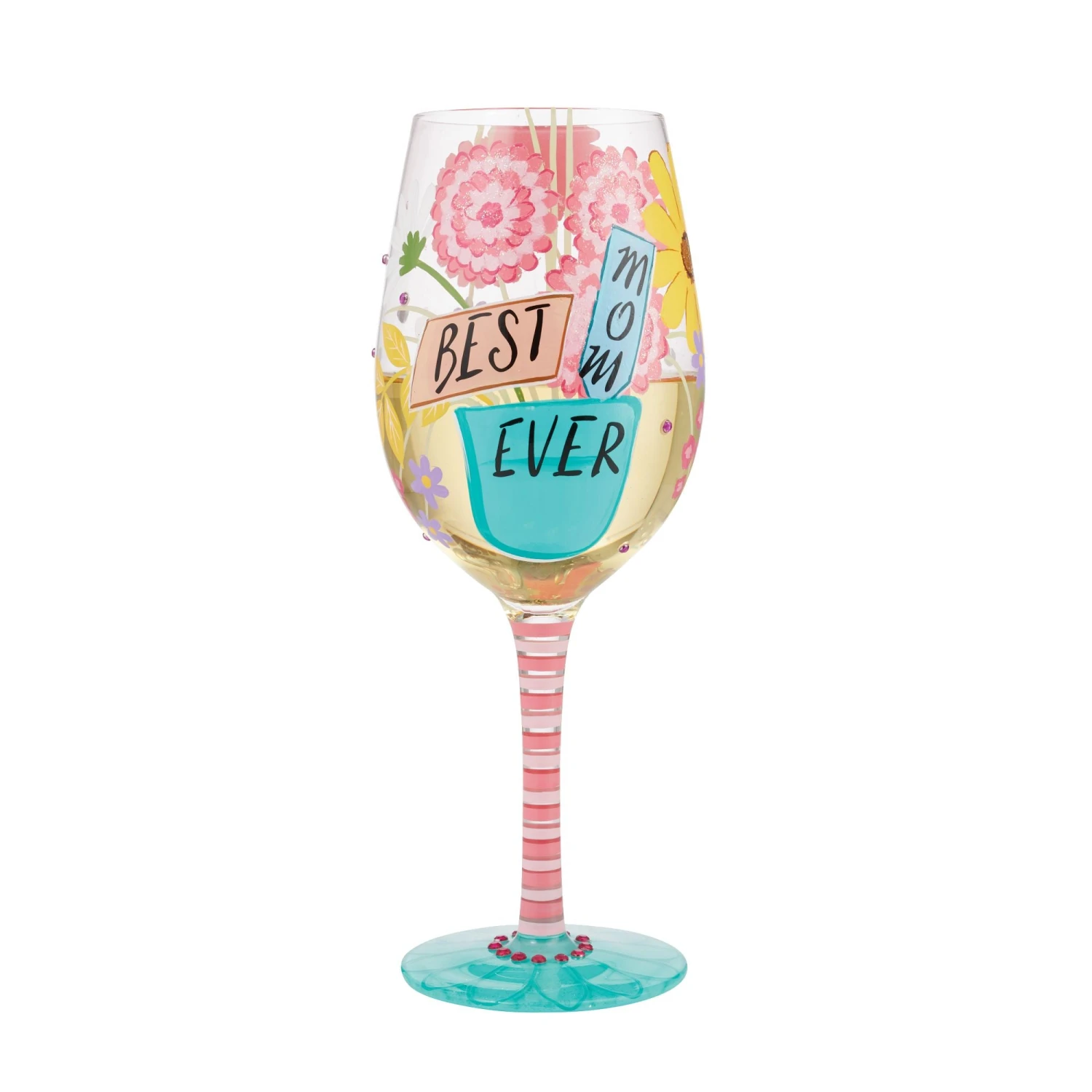 Enesco Gift Wine Glass Best Mom Ever(Wine Glass Best Mom Ever 1) 4 Enesco Gift Wine Glass Best Mom Ever(Wine Glass Best Mom Ever 1) - Image 2