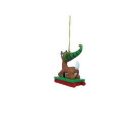Department 56 Rudolph Sledding(Rudolph Sledding) -Holiday Gift Shop 6010976 2