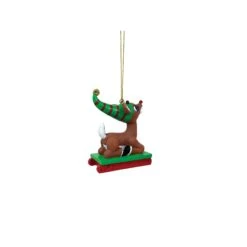 Department 56 Rudolph Sledding(Rudolph Sledding) -Holiday Gift Shop 6010976 4