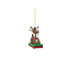 Department 56 Rudolph Sledding(Rudolph Sledding) -Holiday Gift Shop 6010976 5