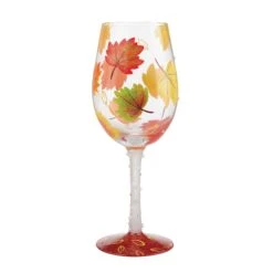 Enesco Gift Autumn Bliss Wine Glass(Autumn Bliss Wine Glass) -Holiday Gift Shop 6012015 3