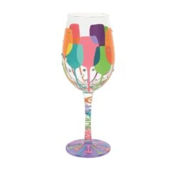 Enesco Gift Wine Squad Wine Glass(Wine Squad Wine Glass)
