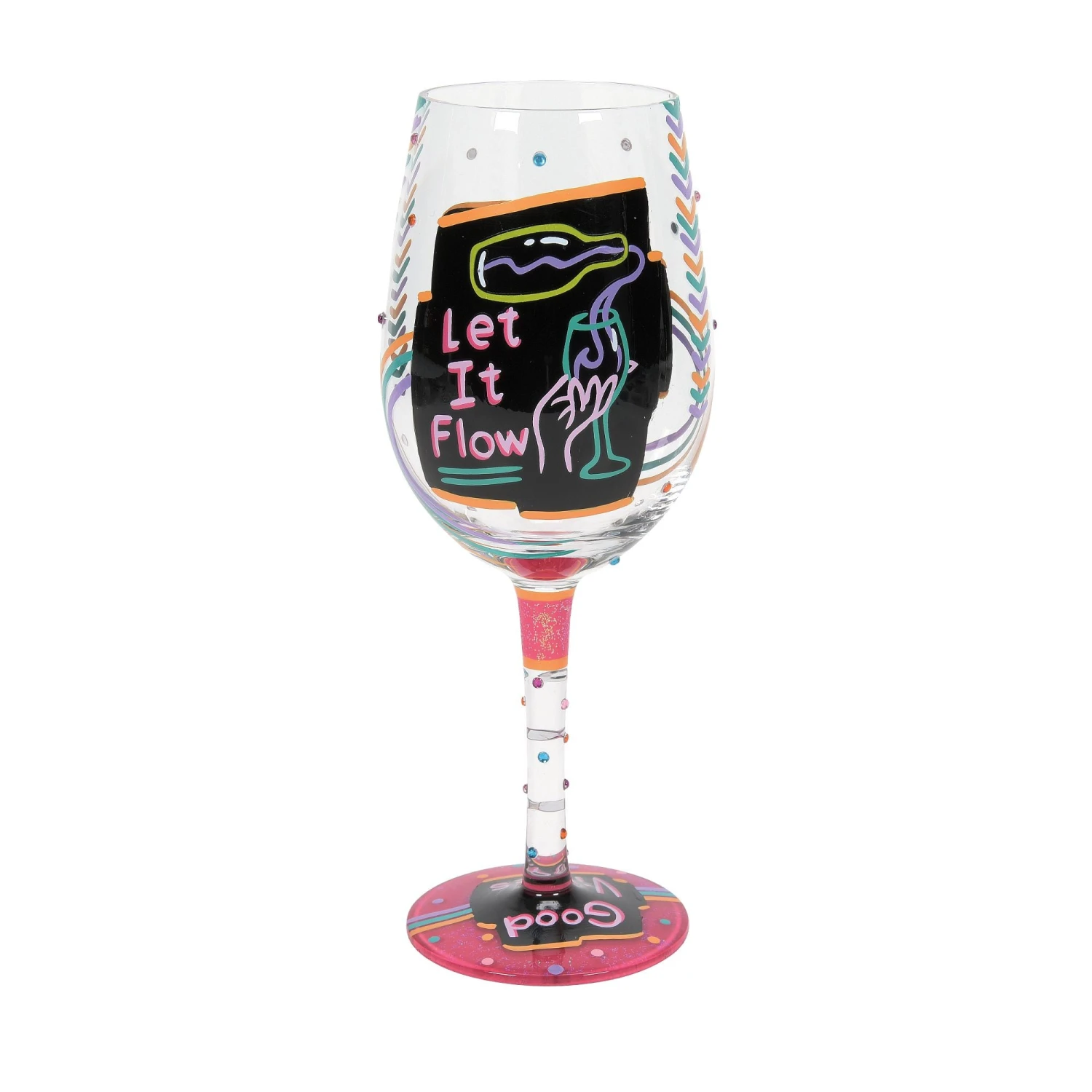 Enesco Gift Happy Hour Wine Glass(Happy Hour Wine Glass) 4 Enesco Gift Happy Hour Wine Glass(Happy Hour Wine Glass) - Image 2