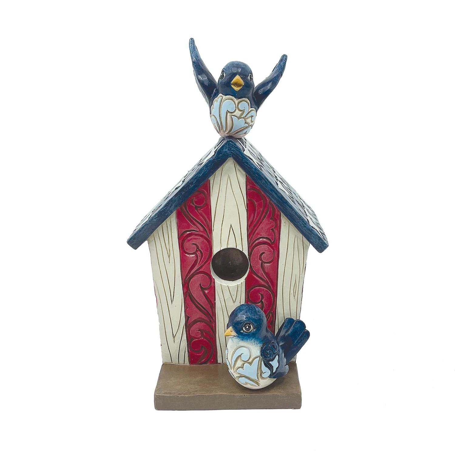 Enesco Gift Patriotic Decorative Birdhouse(Patriotic Decorative Birdhouse) 4 Enesco Gift Patriotic Decorative Birdhouse(Patriotic Decorative Birdhouse) - Image 2
