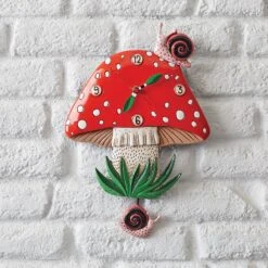 Enesco Gift Fun-Guy Mushroom Wall Clock(Fun Guy Mushroom Wall Clock) 7 Enesco Gift Fun-Guy Mushroom Wall Clock(Fun Guy Mushroom Wall Clock) -Holiday Gift Shop 6012446 00