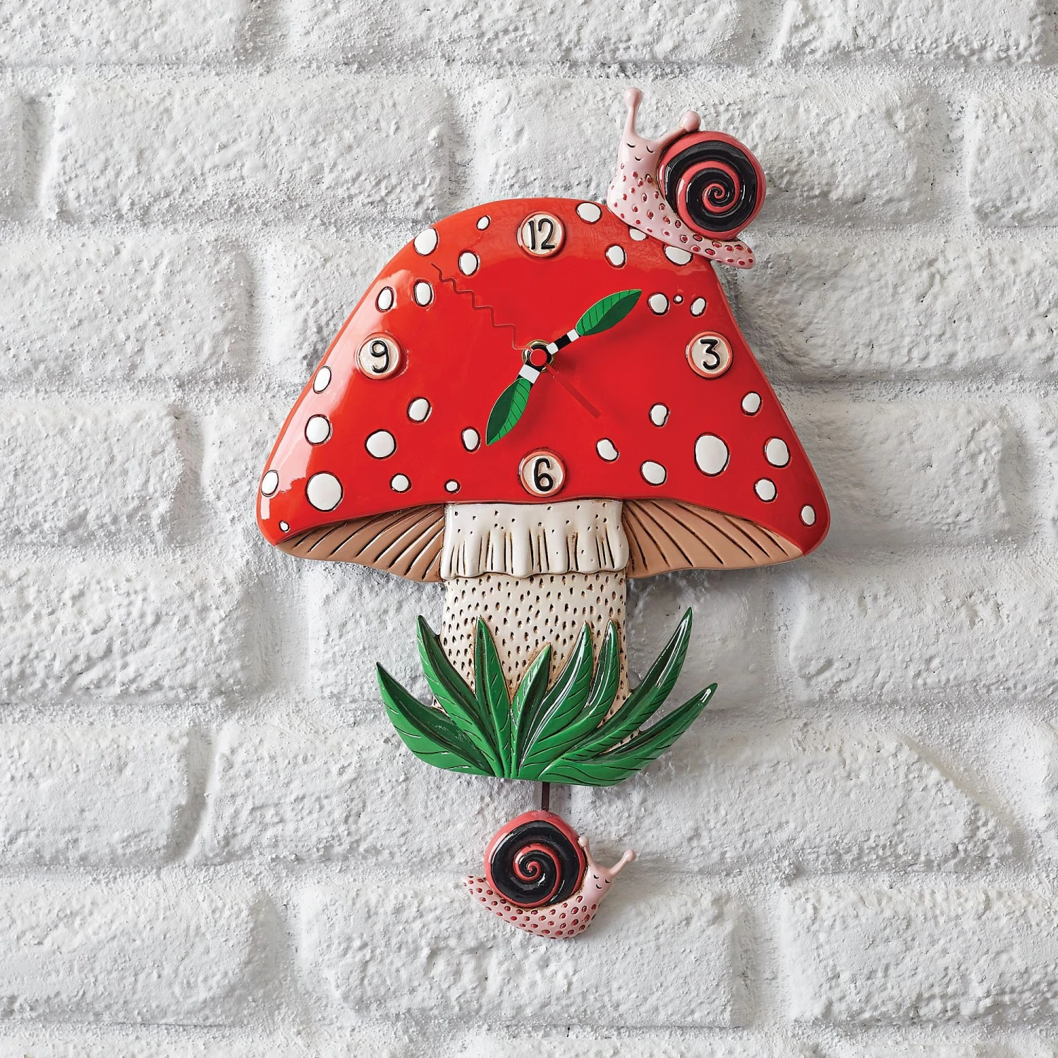 Enesco Gift Fun-Guy Mushroom Wall Clock(Fun Guy Mushroom Wall Clock) 5 Enesco Gift Fun-Guy Mushroom Wall Clock(Fun Guy Mushroom Wall Clock) - Image 3