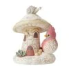 Enesco Gift Woodland Mushroom House/Bird(Gnome Mushroom House) -Holiday Gift Shop 6012683