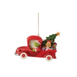 Enesco Gift Grinch In Red Truck Ornament(Grinch In Red Truck Ornament)