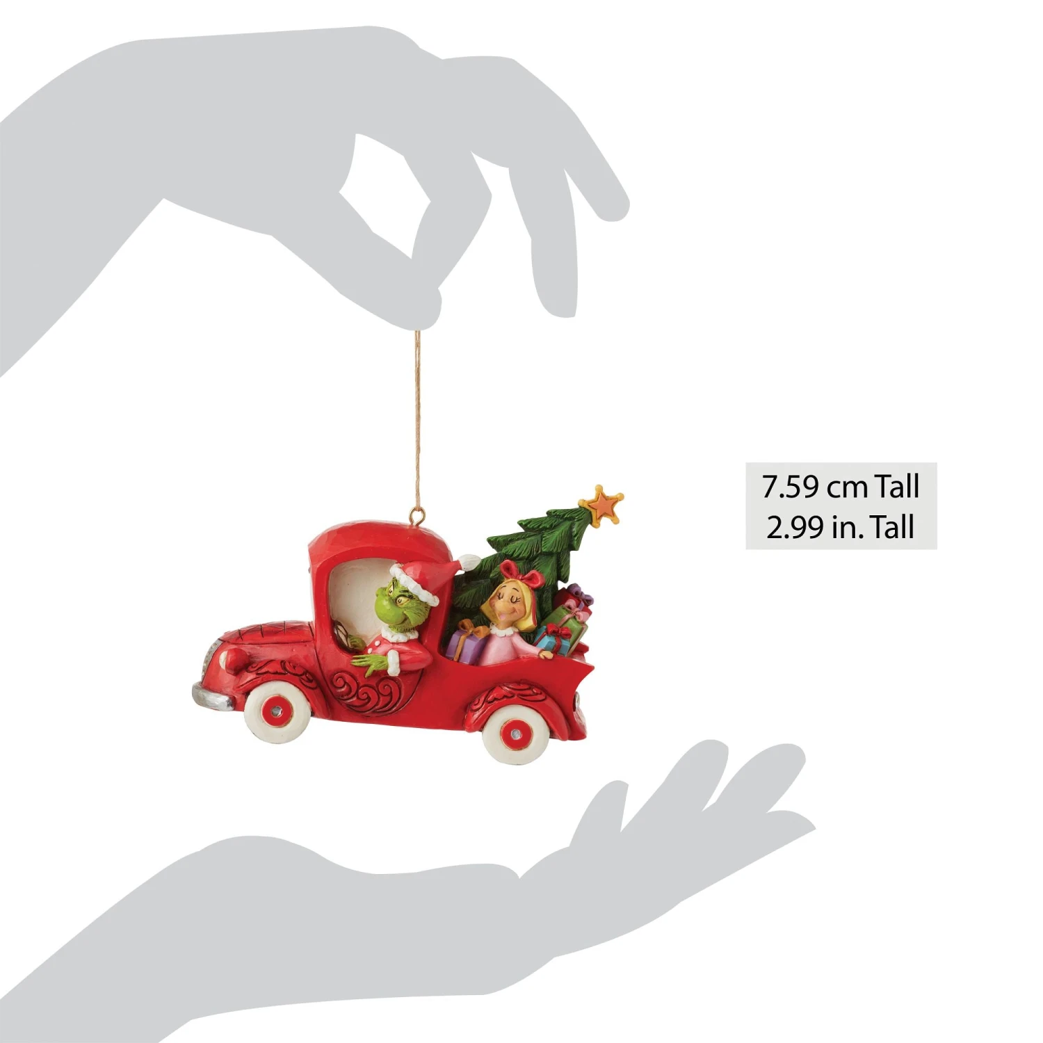 Enesco Gift Grinch In Red Truck Ornament(Grinch In Red Truck Ornament) 6 Enesco Gift Grinch In Red Truck Ornament(Grinch In Red Truck Ornament) - Image 4