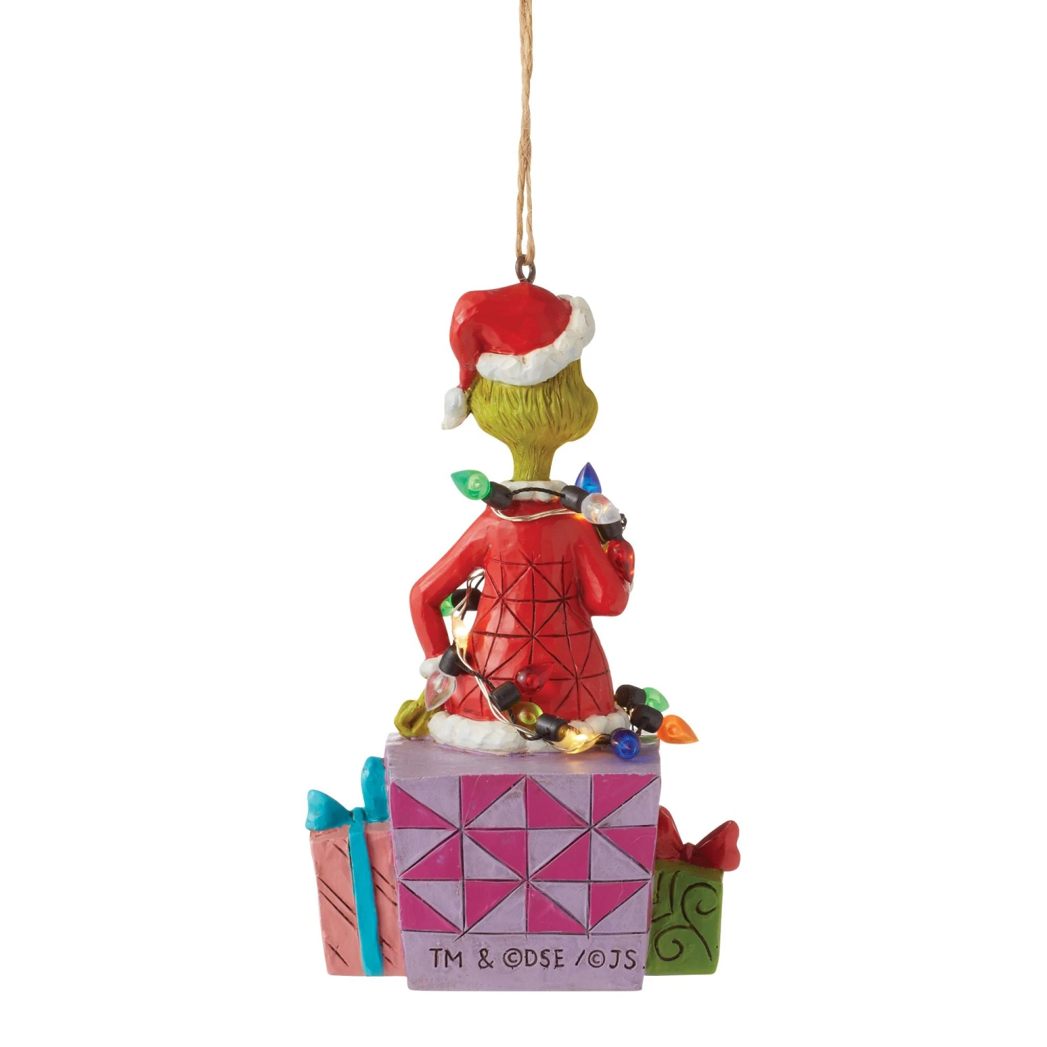 Enesco Gift Grinch On Present Ornament(Grinch On Present Ornament) 4 Enesco Gift Grinch On Present Ornament(Grinch On Present Ornament) - Image 2
