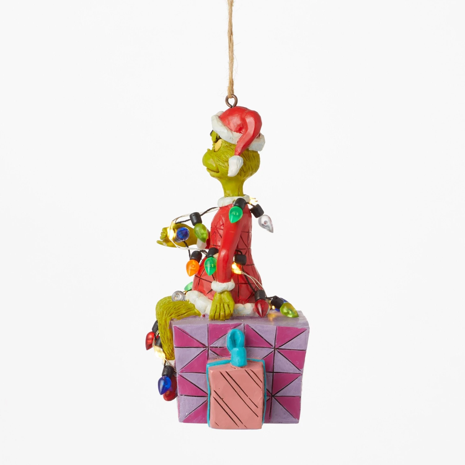 Enesco Gift Grinch On Present Ornament(Grinch On Present Ornament) 5 Enesco Gift Grinch On Present Ornament(Grinch On Present Ornament) - Image 3