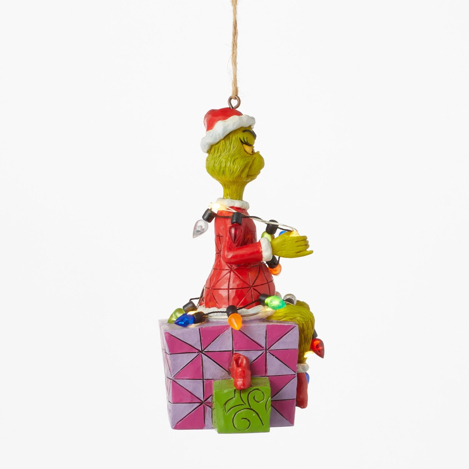 Enesco Gift Grinch On Present Ornament(Grinch On Present Ornament) 7 Enesco Gift Grinch On Present Ornament(Grinch On Present Ornament) - Image 5