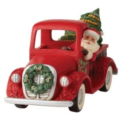 Enesco Gift Highland Glen Santa Truck Fig(Hg Santa In Plaid Truck Fig) -Holiday Gift Shop 6012862 2