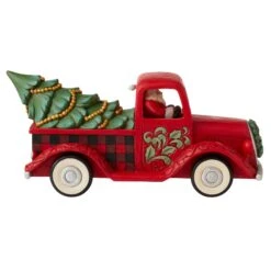 Enesco Gift Highland Glen Santa Truck Fig(Hg Santa In Plaid Truck Fig) -Holiday Gift Shop 6012862 3