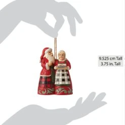 Enesco Gift HG Santa & Mrs. Claus Ornament(Highlnd Santa Mrs Claus Orn) -Holiday Gift Shop 6012877 20