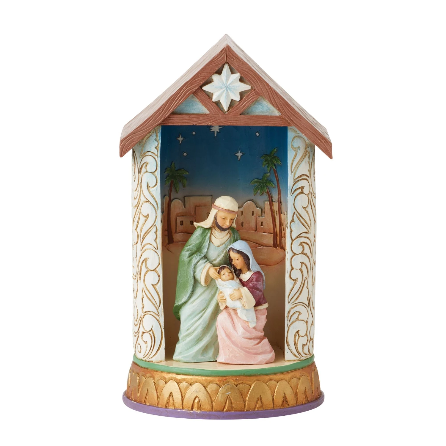 Enesco Gift Holy Family Lighted Diorama(Holy Family Lighted Diorama) 4 Enesco Gift Holy Family Lighted Diorama(Holy Family Lighted Diorama) - Image 2
