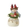 Enesco Gift Mini Snowman With Nest On Head(Mini Snowman With Nest On Head) -Holiday Gift Shop 6012957
