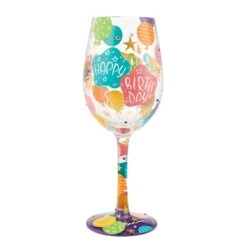 Enesco Gift Birthday Girl Wine Glass(Birthday Girl Wine Glass) -Holiday Gift Shop 6013092 2