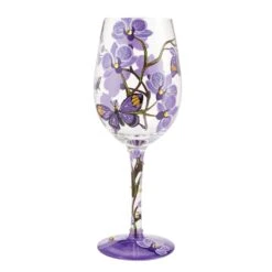 Enesco Gift Butterfly Jubilee Wine Glass(Butterfly Jubilee Wine Glass)